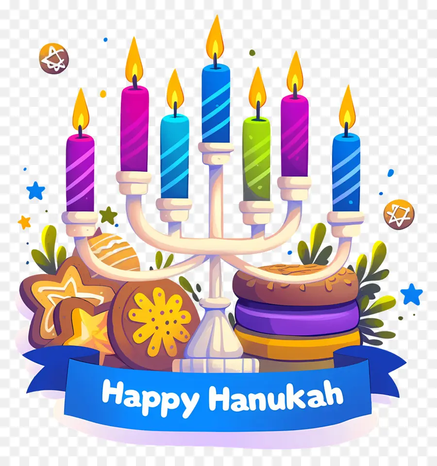 Menorah Hanukkah，Perayaan Hanukkah PNG