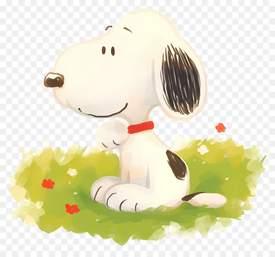 Musim Semi Yang Snoopy，Anjing Kartun PNG