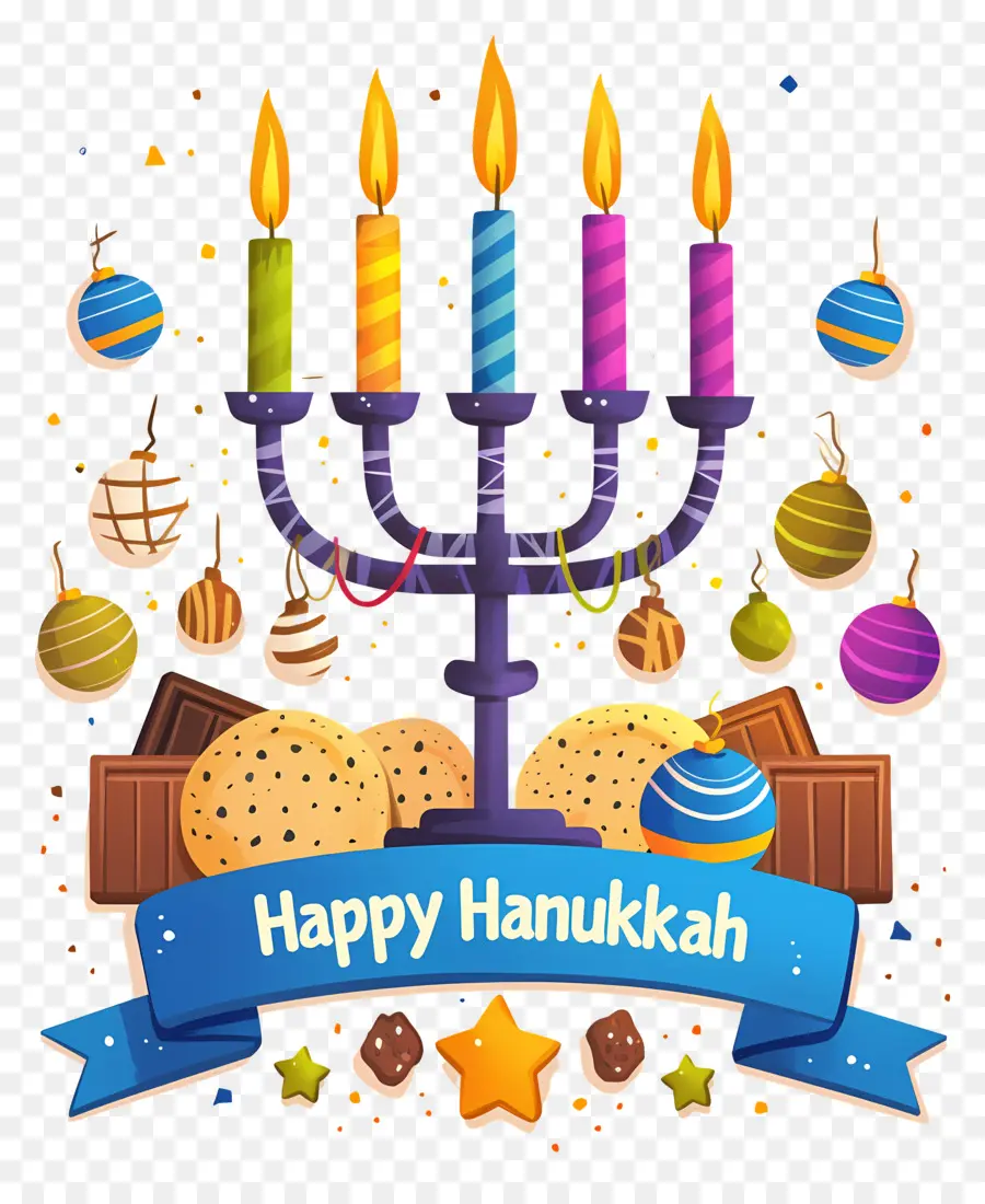 Menorah Hanukkah，Perayaan Hanukkah PNG