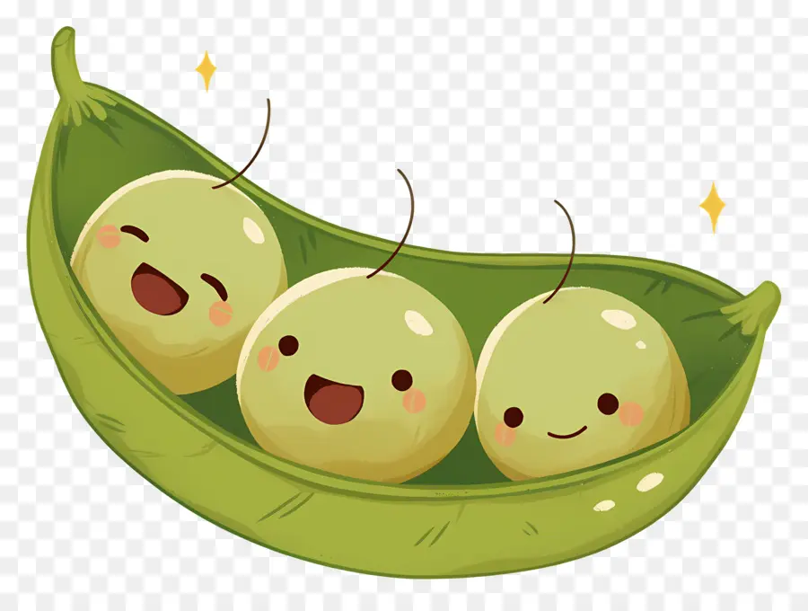 Kacang Polong Kawaii，Selamat Kacang Polong PNG