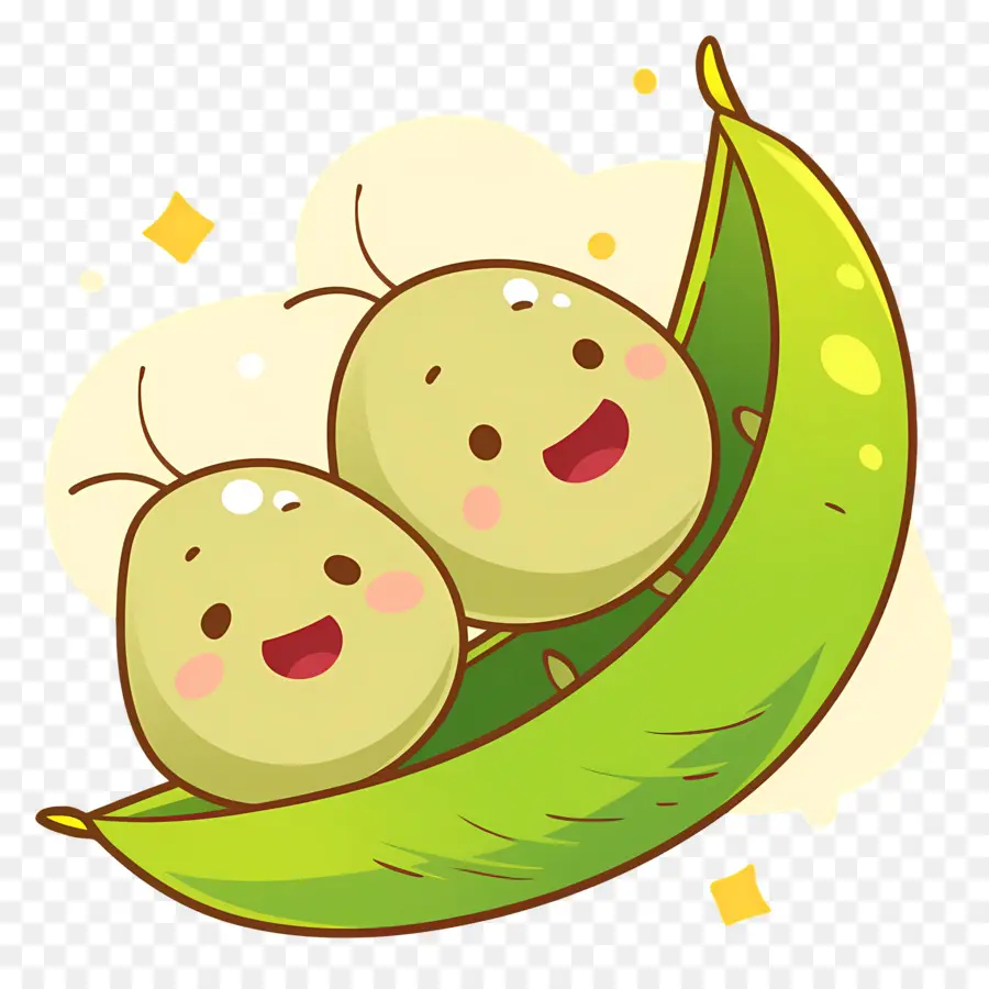 Kacang Polong Kawaii，Selamat Kacang Polong PNG