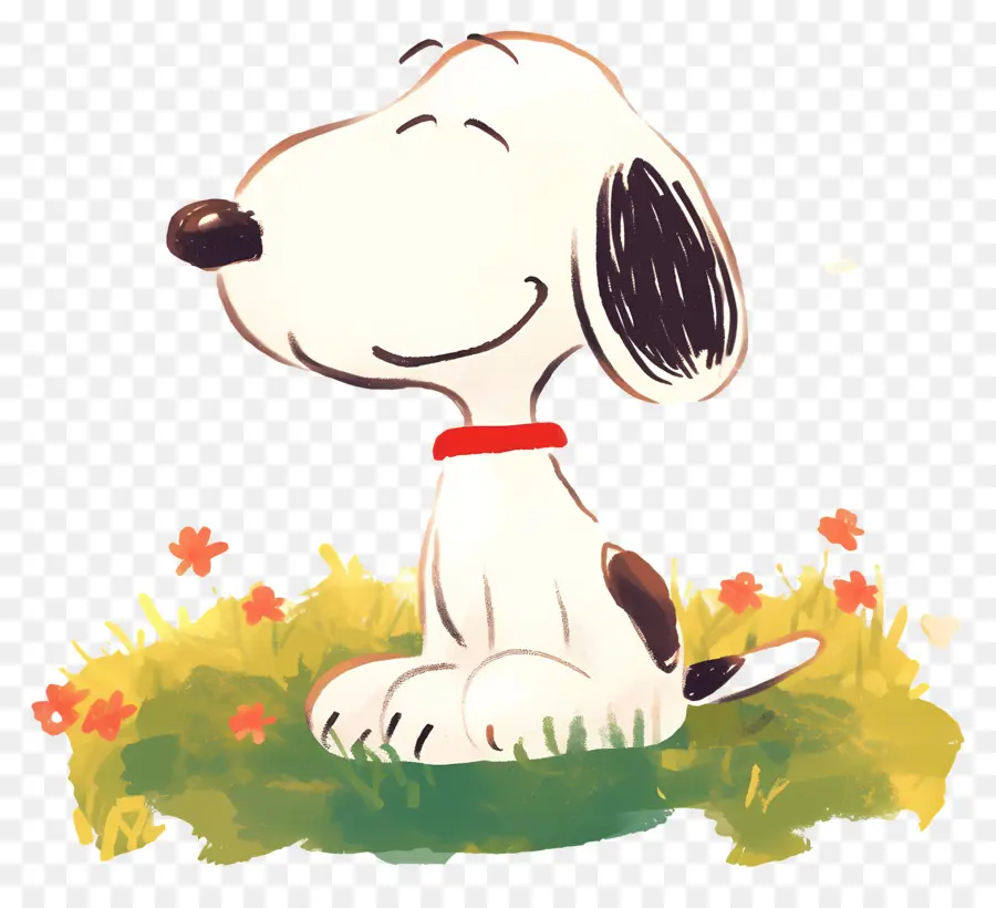 Musim Semi Yang Snoopy，Anjing Kartun PNG