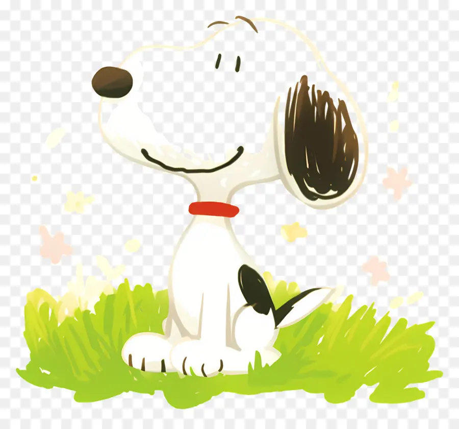 Musim Semi Yang Snoopy，Anjing Kartun PNG