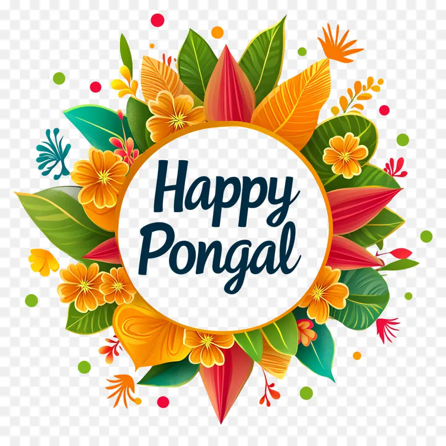 Selamat Pongal，Karangan Bunga PNG