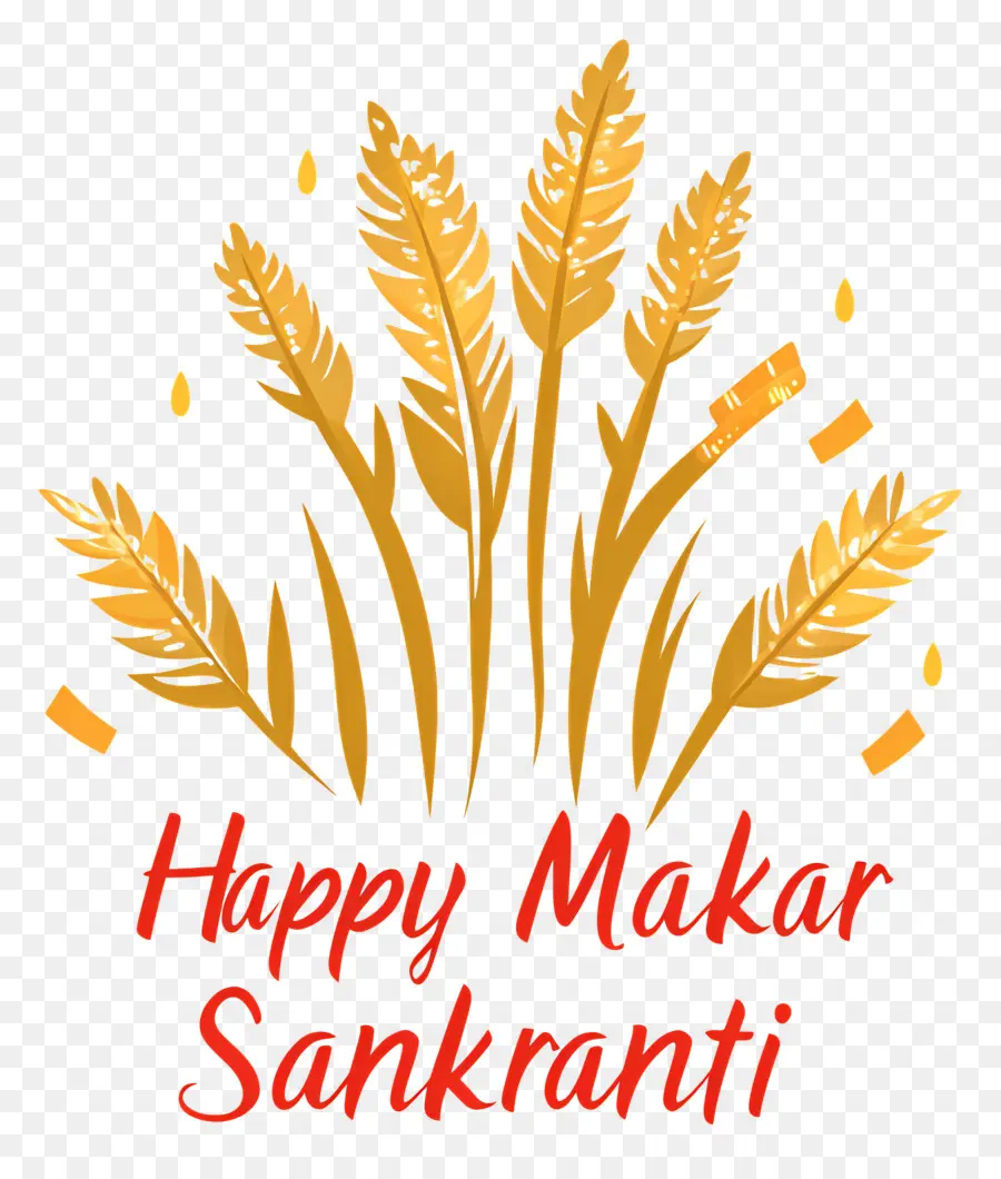 Selamat Makar Sankranti，Gandum PNG