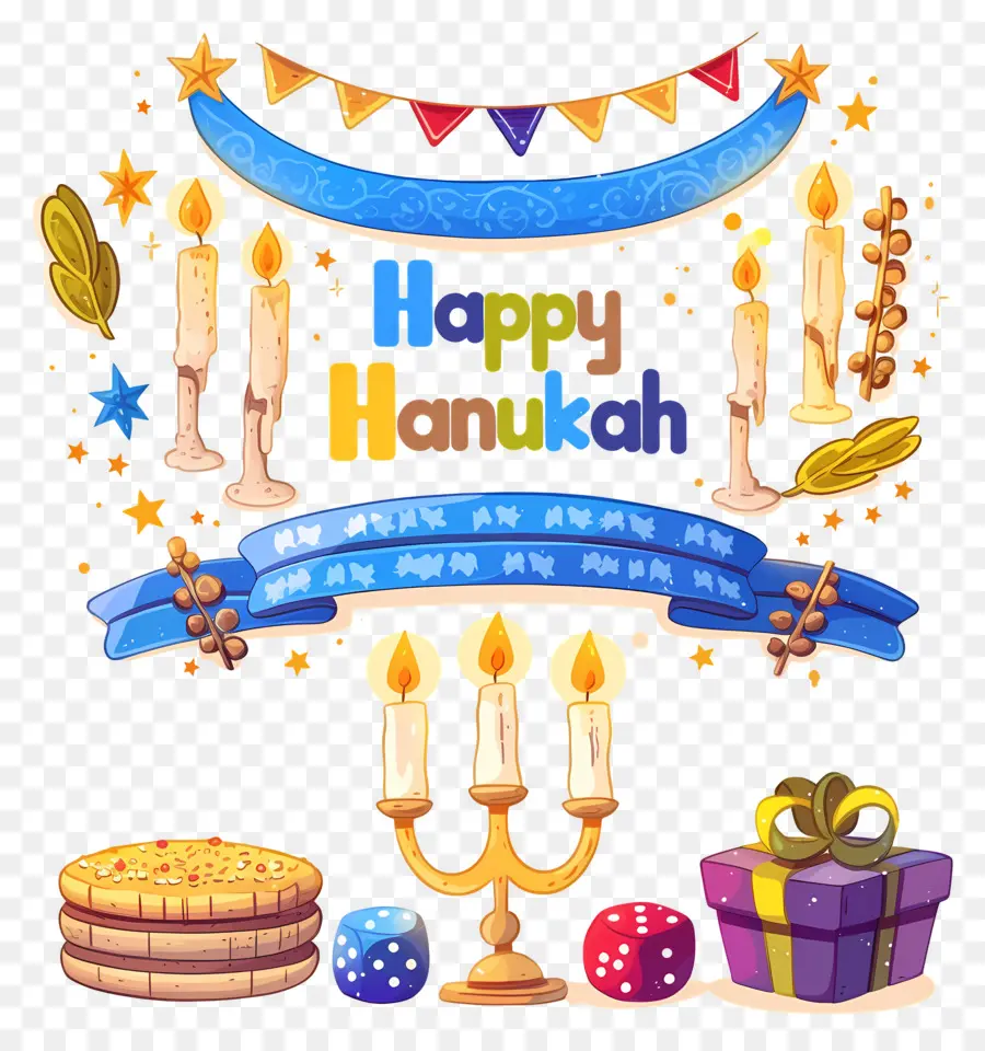 Menorah Hanukkah，Perayaan Hanukkah PNG