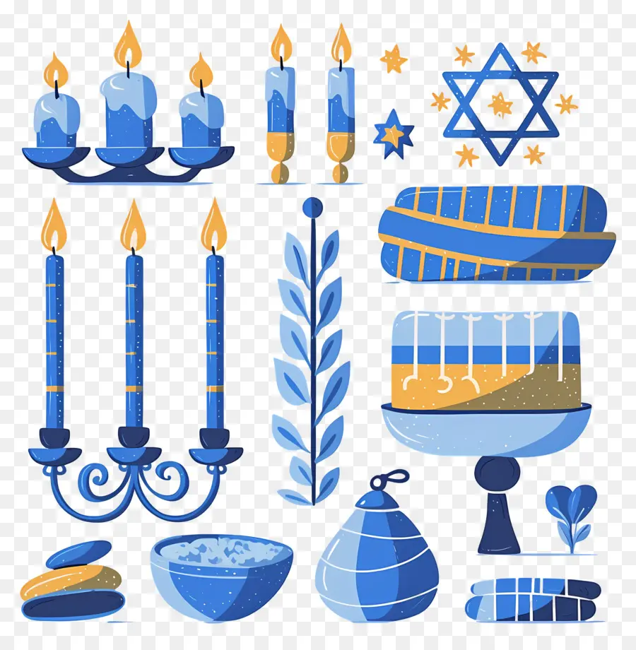 Selamat Hanukkah，Simbol Hanukkah PNG