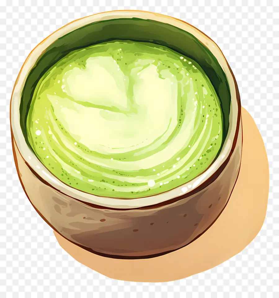 Teh Susu Matcha，Matcha Hijau PNG