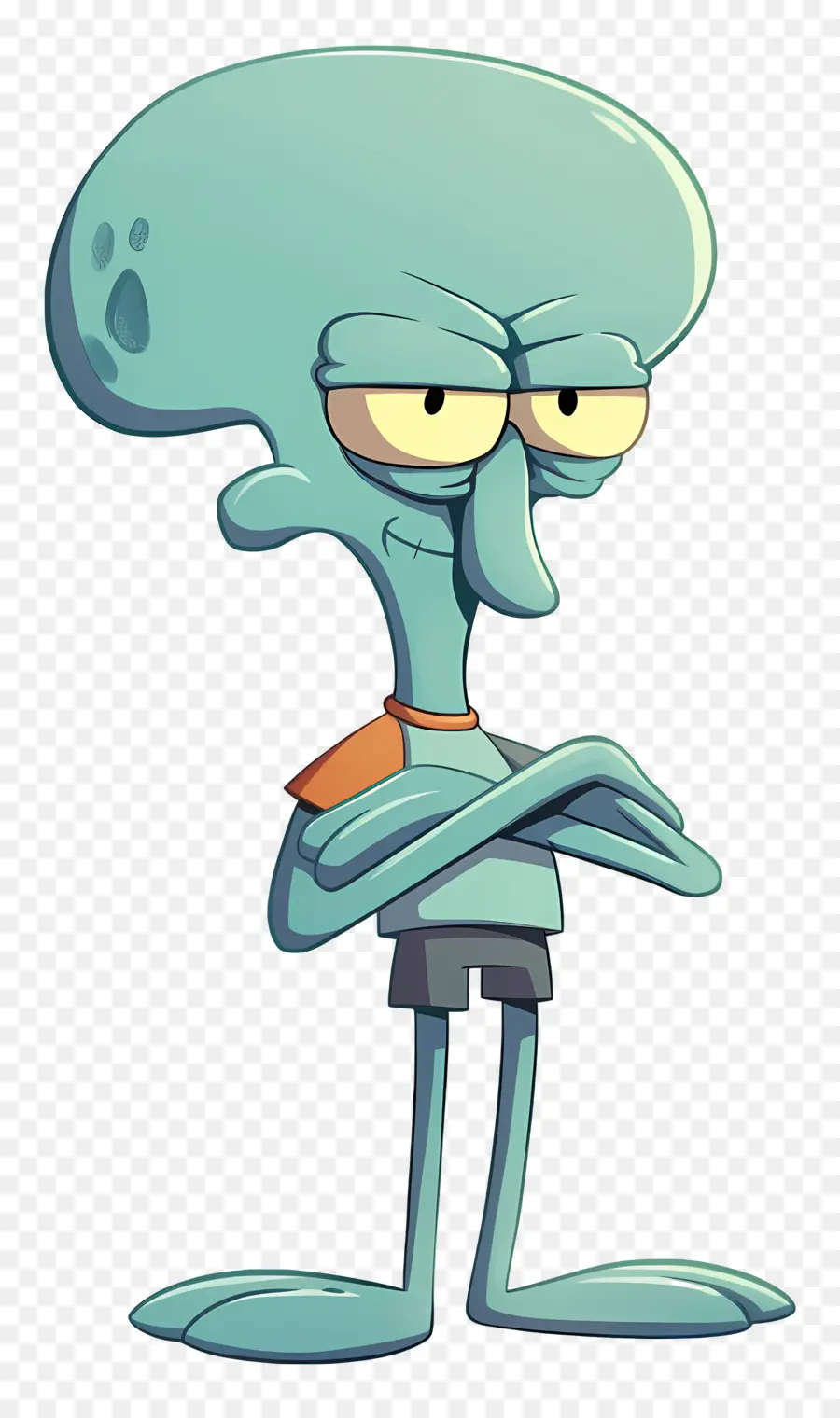 Tentakel Squidward，Karakter Kartun PNG