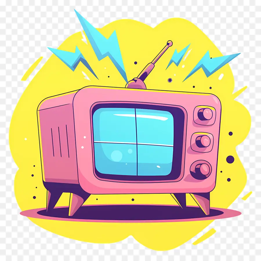 Hari Televisi Sedunia，Televisi Retro PNG