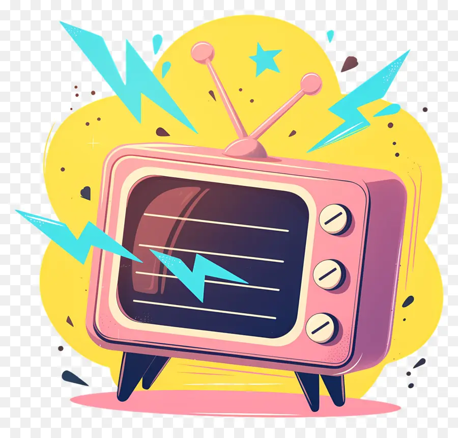 Hari Televisi Sedunia，Televisi Retro PNG