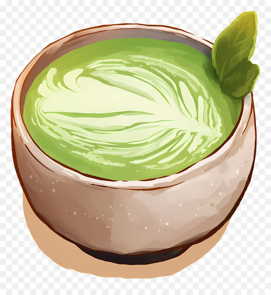 Teh Susu Matcha，Matcha Hijau PNG