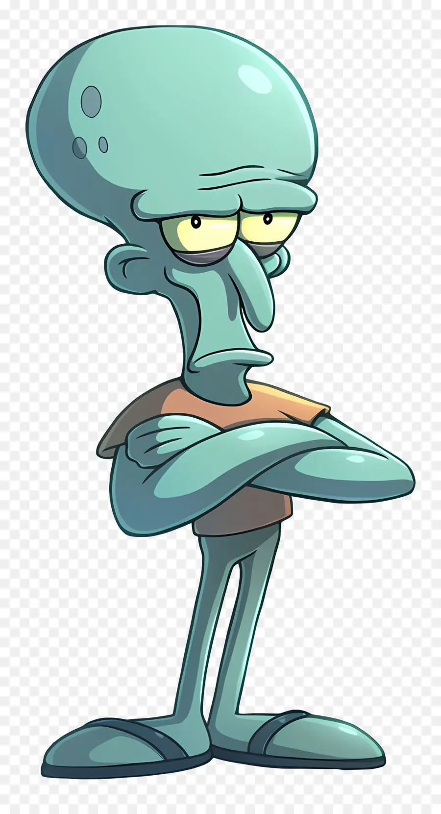 Tentakel Squidward，Karakter Kartun PNG