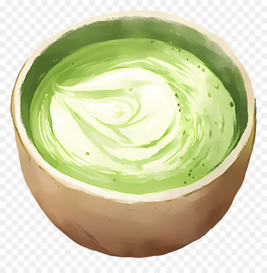 Teh Susu Matcha，Matcha Hijau PNG