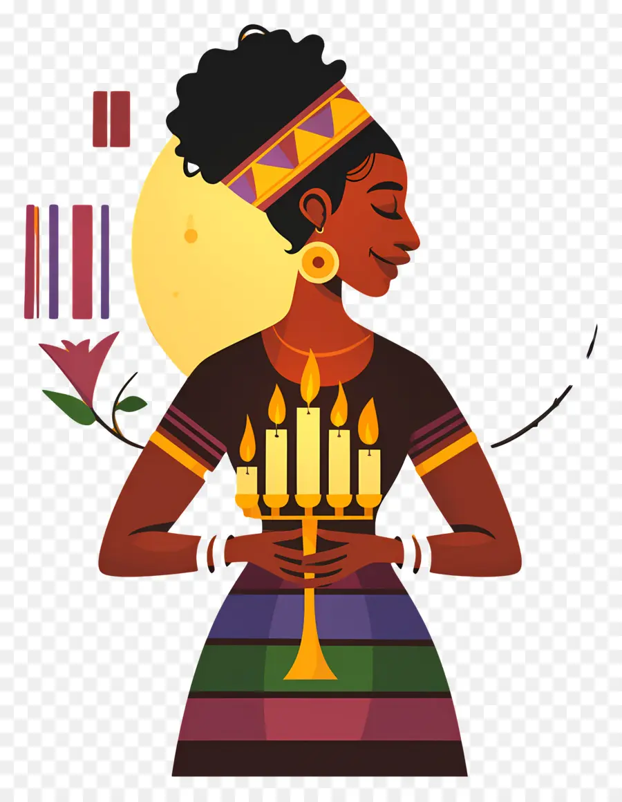 Selamat Kwanzaa，Lilin Kwanzaa PNG