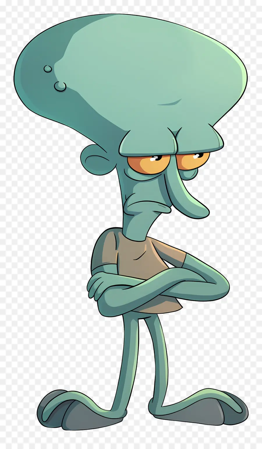 Tentakel Squidward，Karakter Kartun PNG