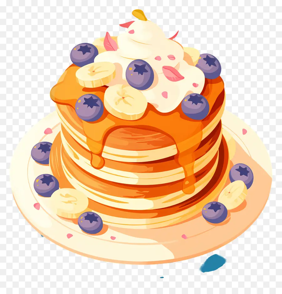 Shrove Selasa，Pancake Dengan Berry PNG