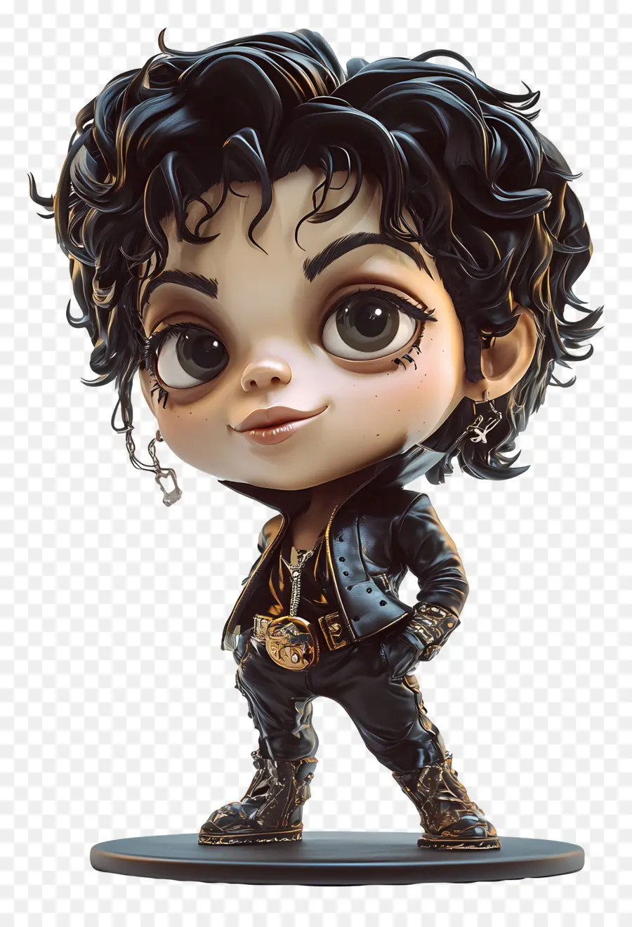 Michael Jackson，Karakter Chibi PNG