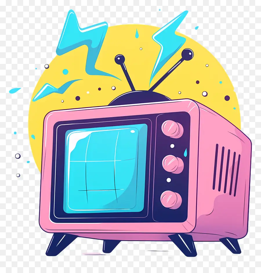 Hari Televisi Sedunia，Televisi Retro PNG