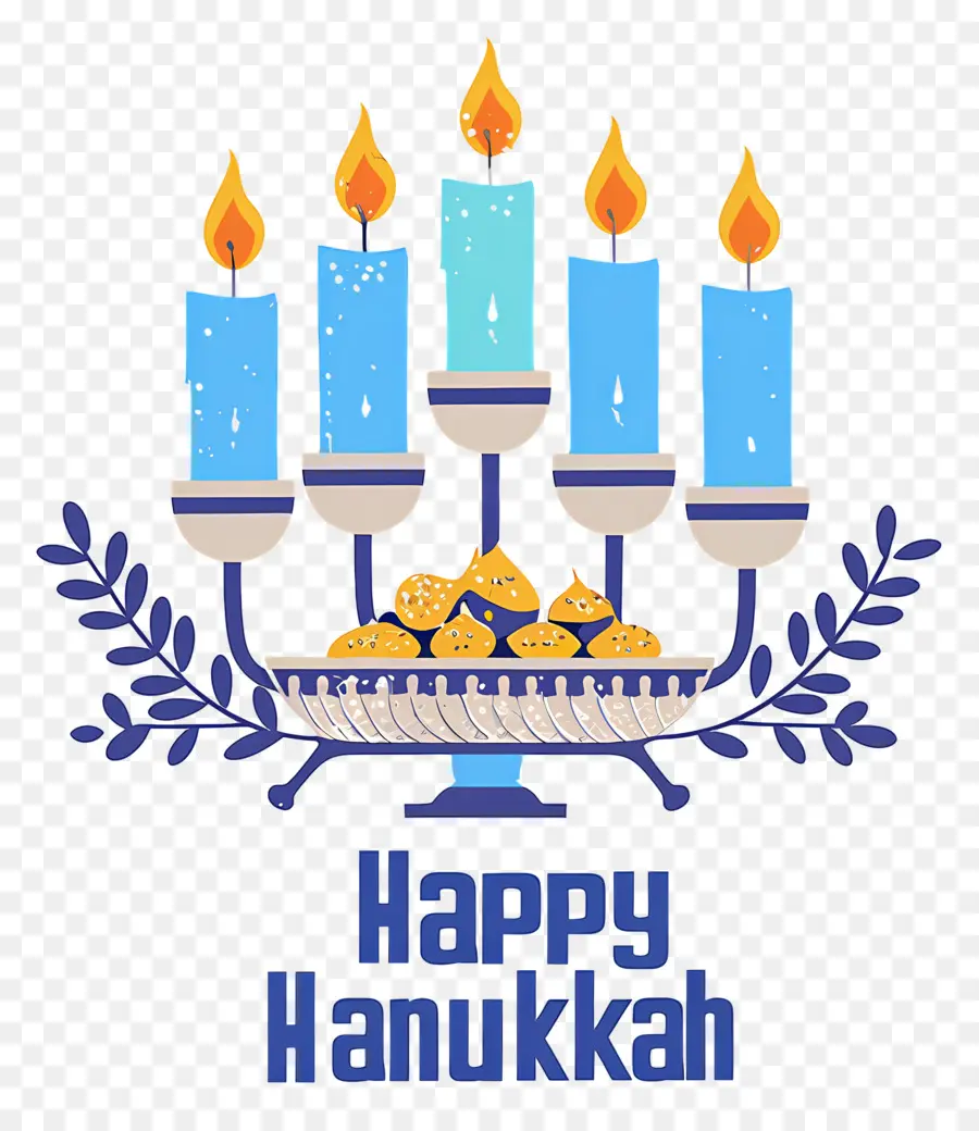 Selamat Hanukkah，Lilin Hanukkah PNG