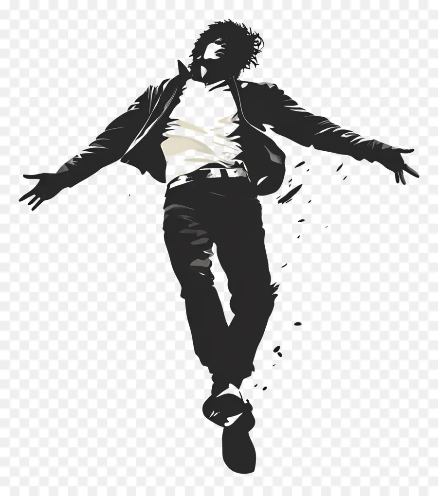 Michael Jackson，Pose Siluet PNG