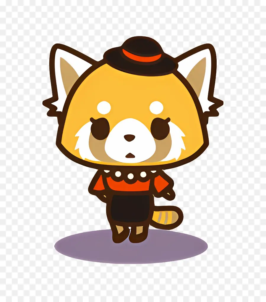 Retsuko，Kartun Panda Merah PNG