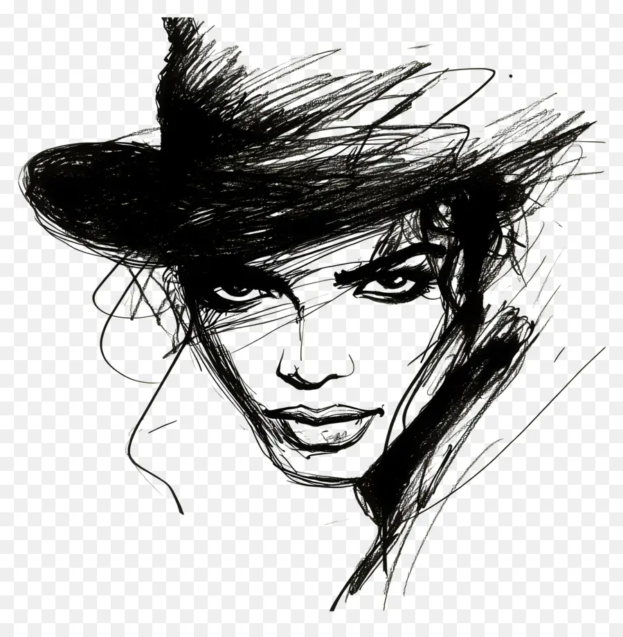 Michael Jackson，Potret Sketsa PNG