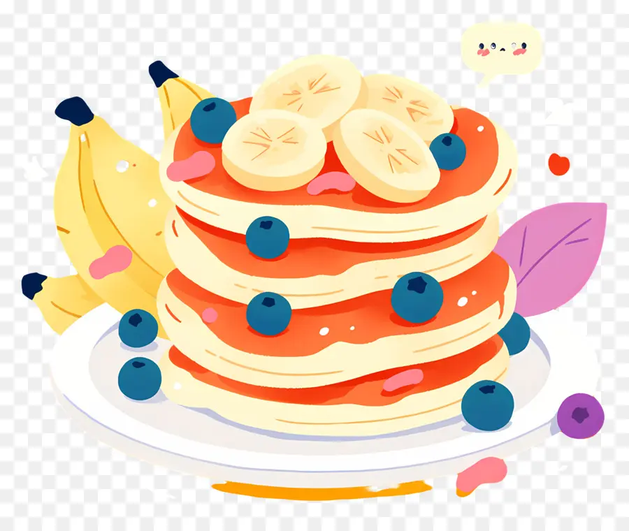 Shrove Selasa，Pancake Dengan Berry PNG