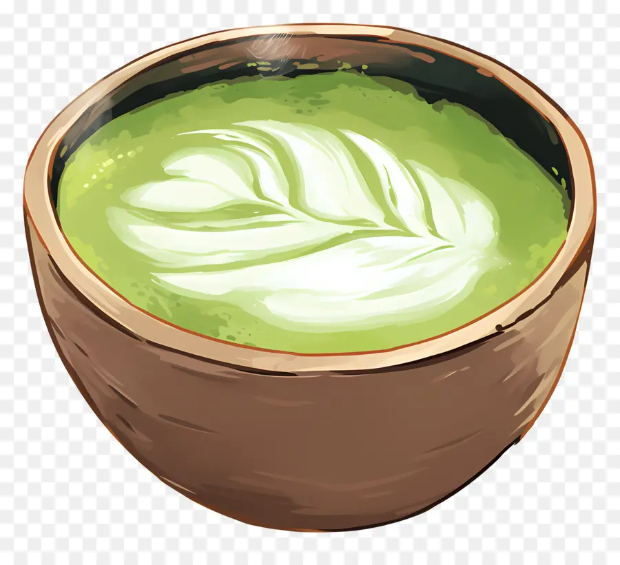 Teh Susu Matcha，Matcha Hijau PNG