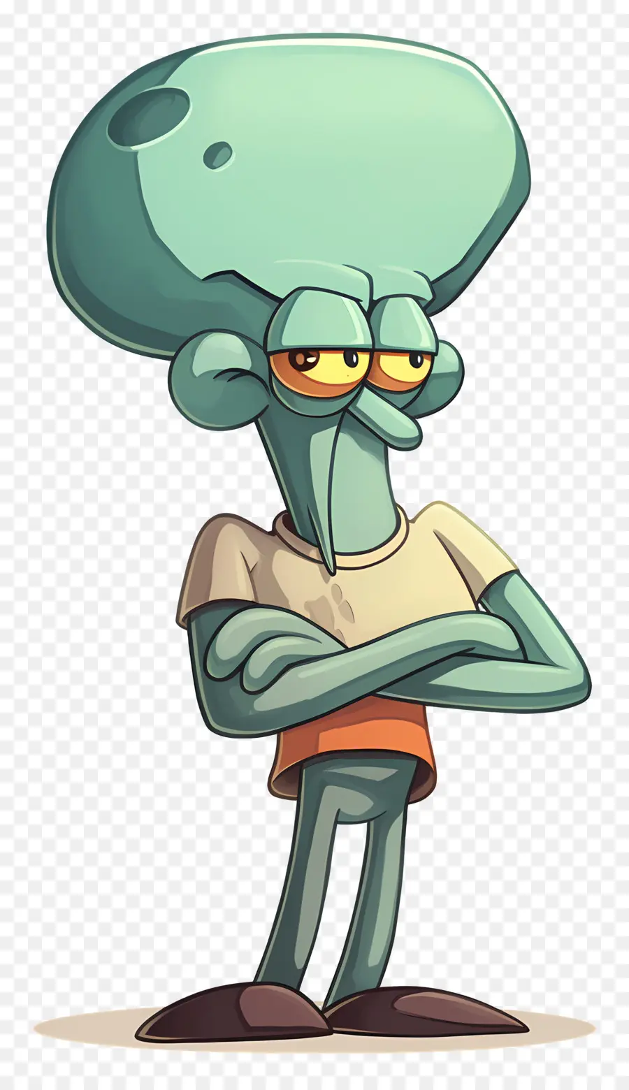 Tentakel Squidward，Karakter Kartun PNG