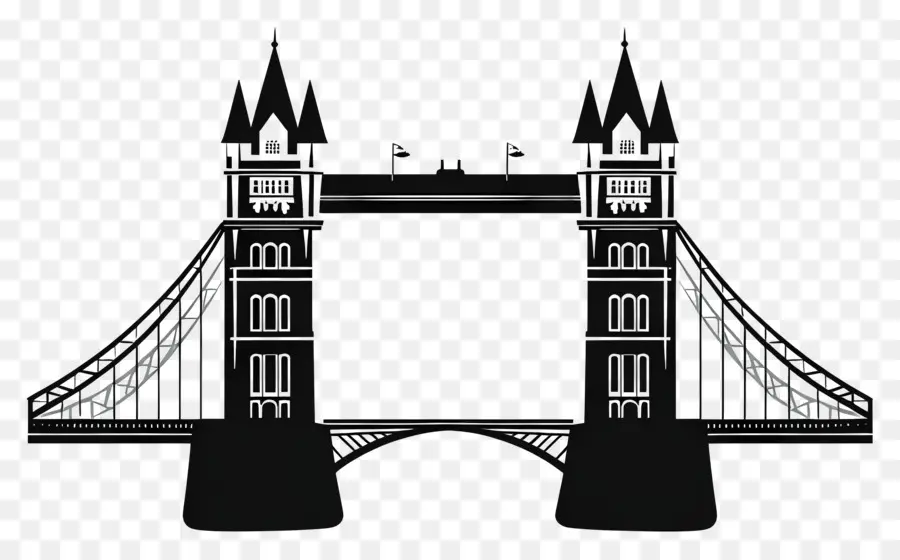 Jembatan Menara London，Sketsa Jembatan Menara PNG