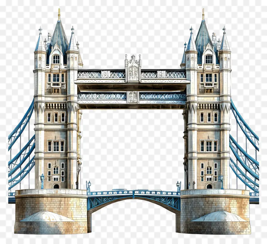 Jembatan Menara London，Sketsa Jembatan Menara PNG