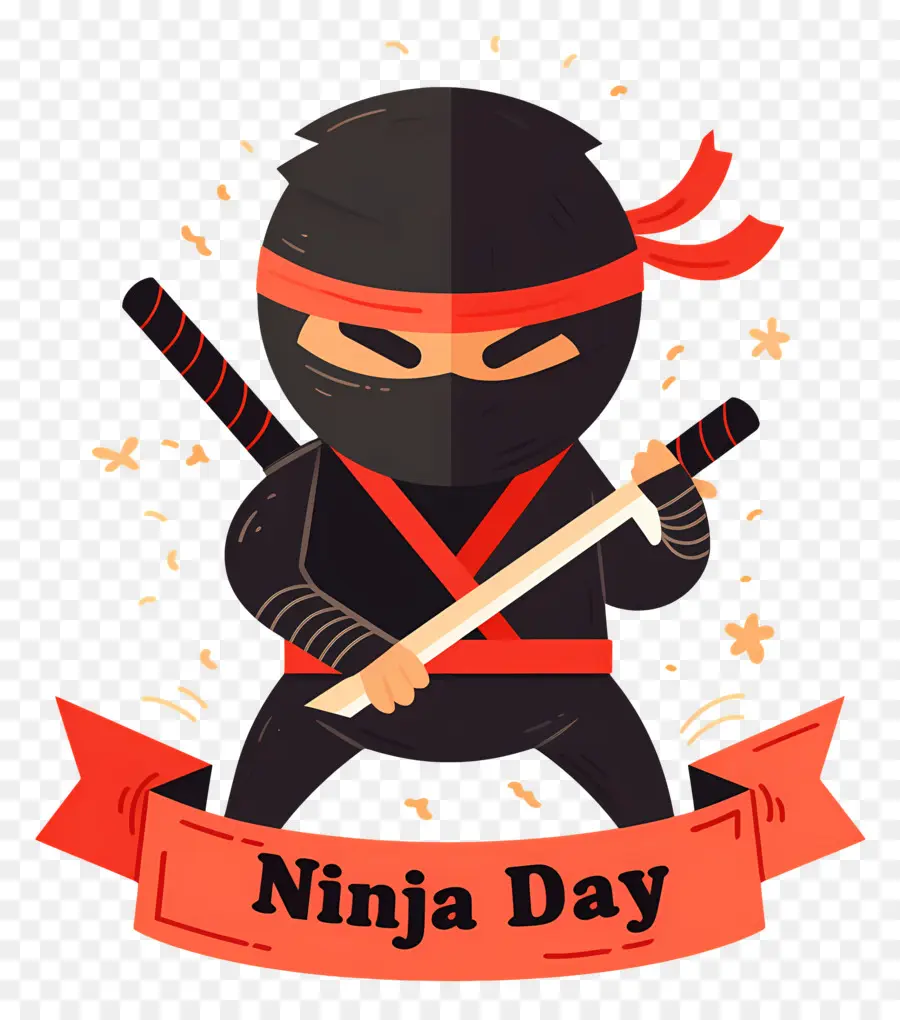 Hari Ninja，Ninja Dengan Pedang PNG