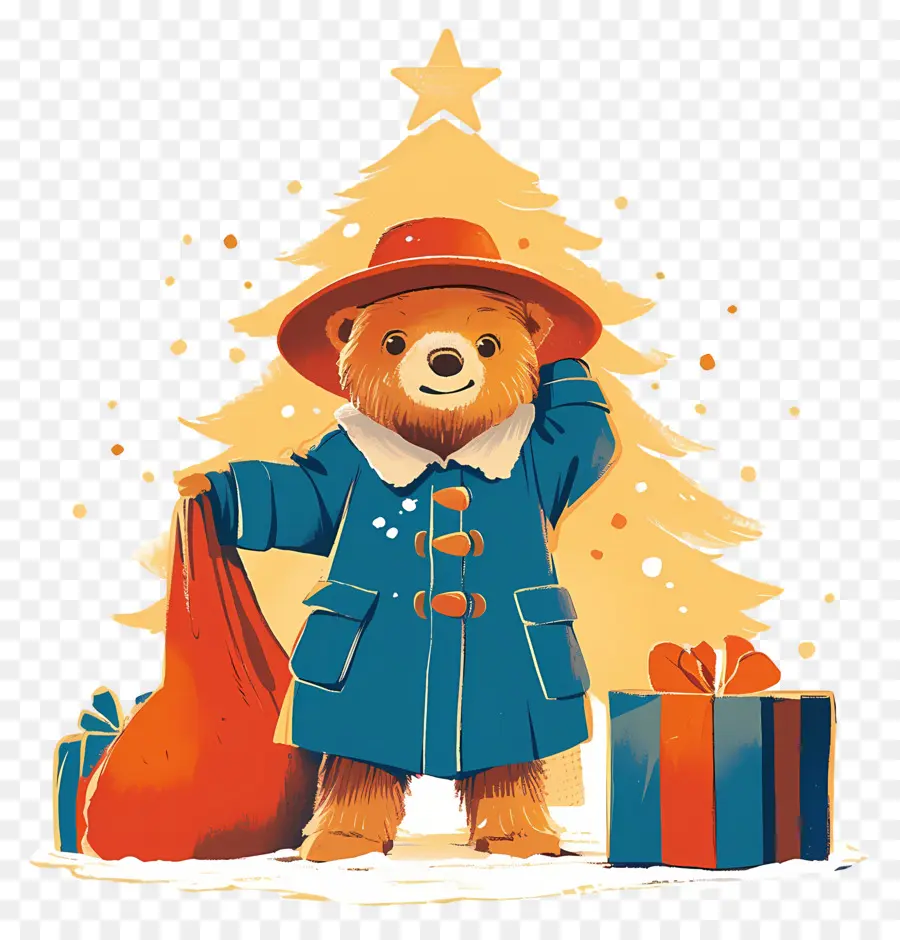 Paddington，Beruang Dalam Mantel PNG