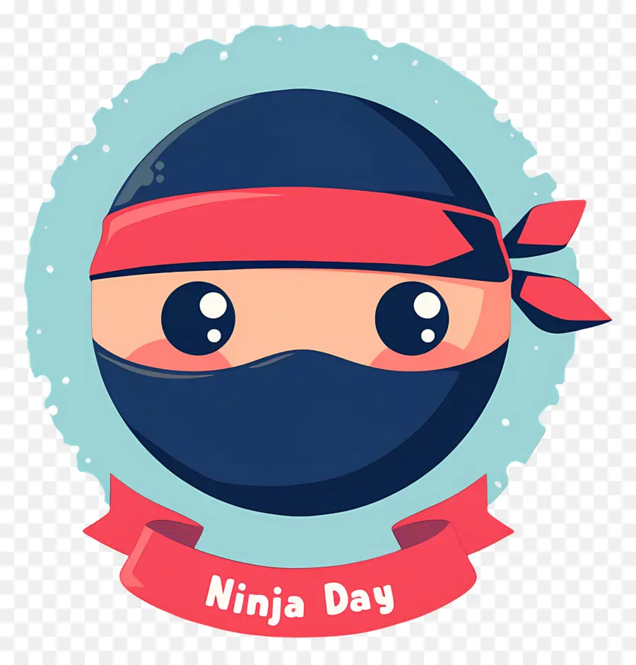 Hari Ninja，Wajah Ninja Dengan Ikat Kepala PNG