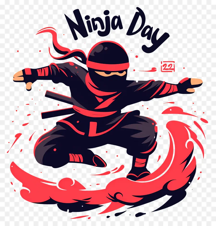 Hari Ninja，Aksi Ninja Dinamis PNG