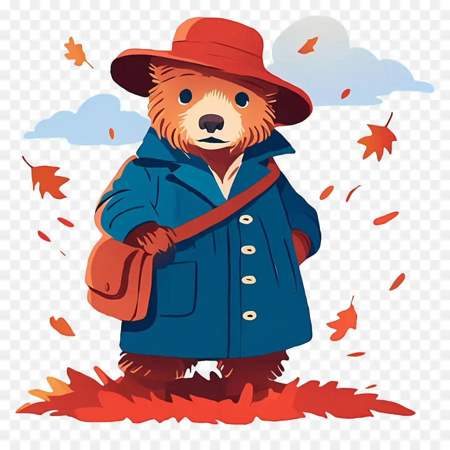 Paddington，Beruang Dalam Mantel PNG