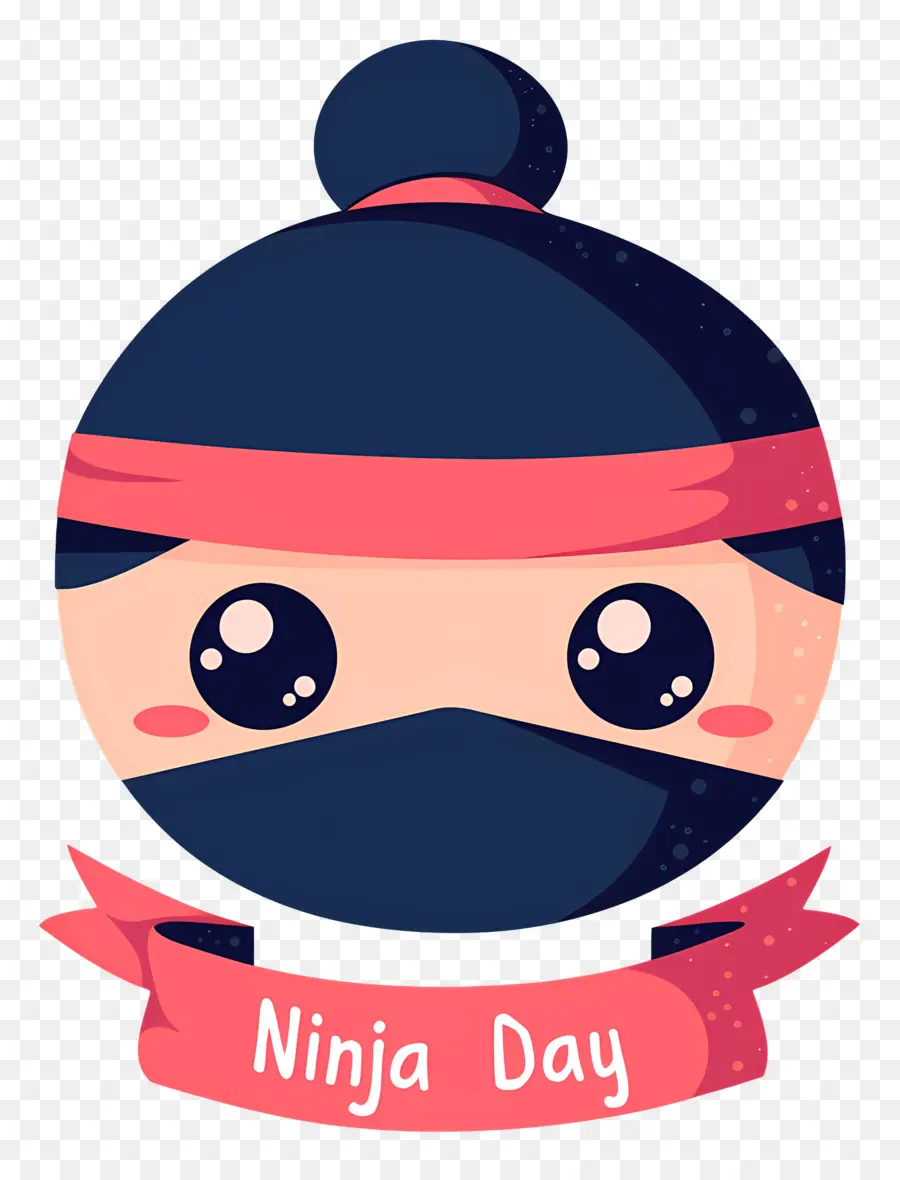 Hari Ninja，Wajah Ninja Lucu PNG