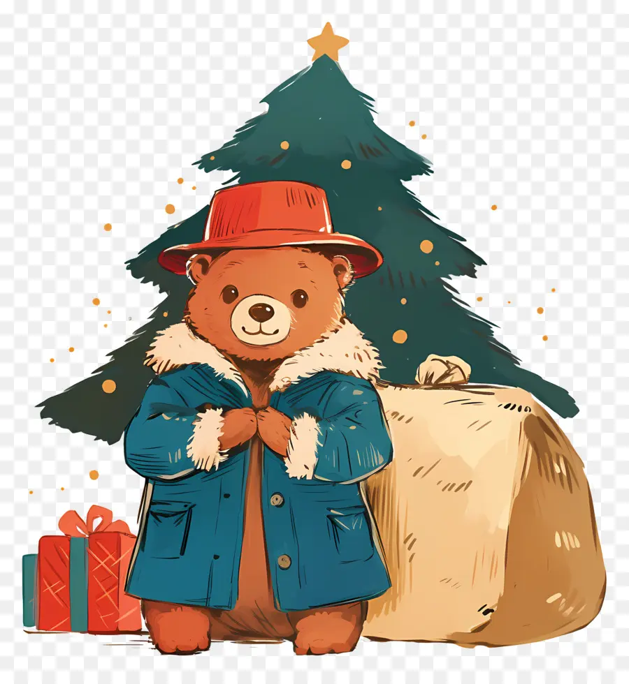 Paddington，Beruang Dalam Mantel PNG