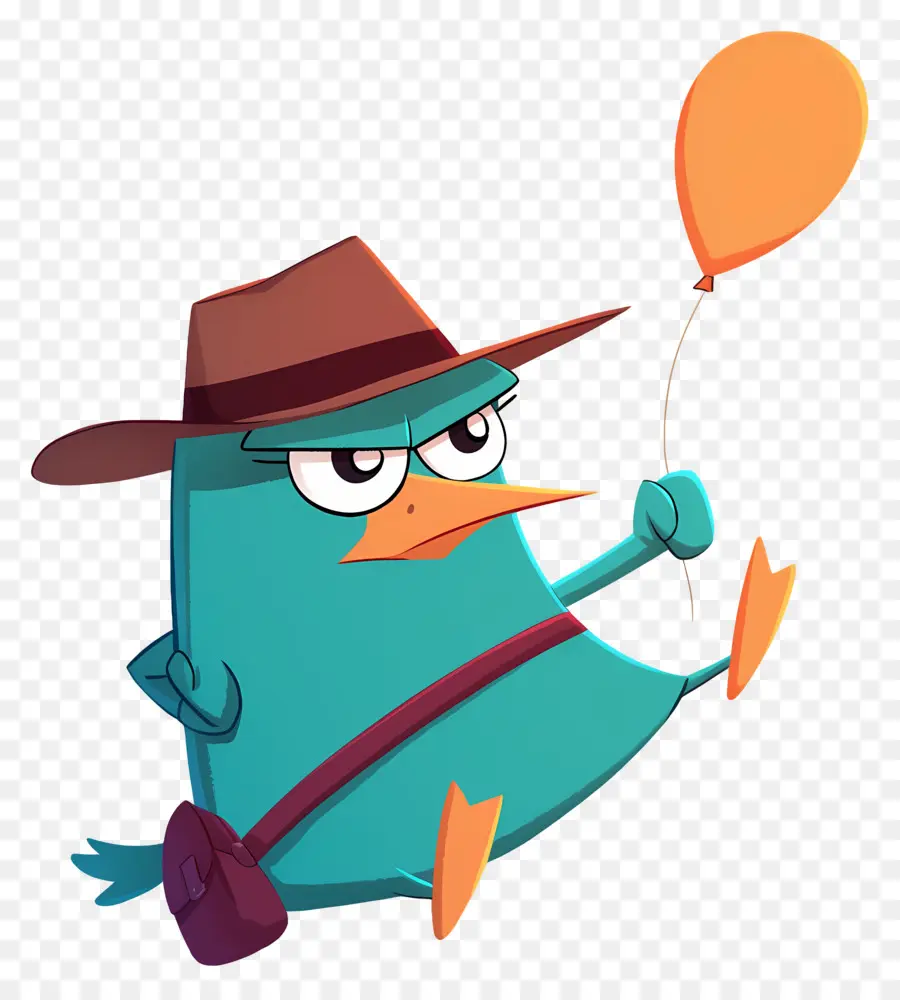 Perry Si Platipus，Bebek Kartun PNG