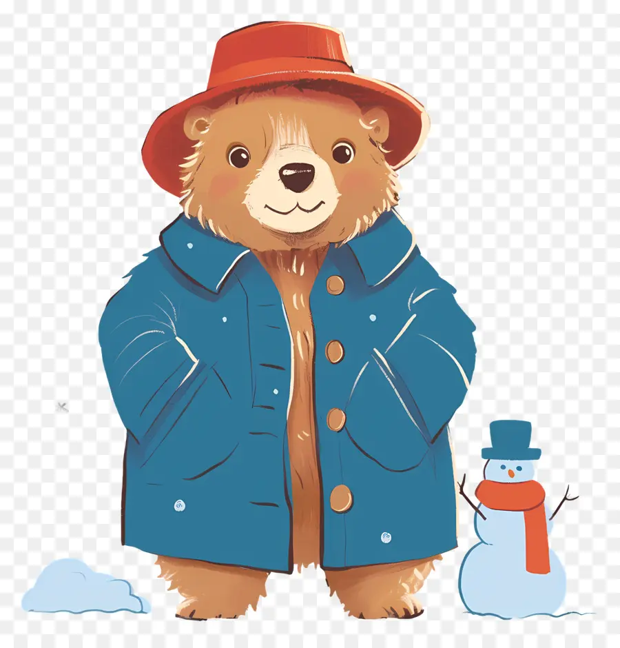 Paddington，Beruang Dalam Mantel PNG