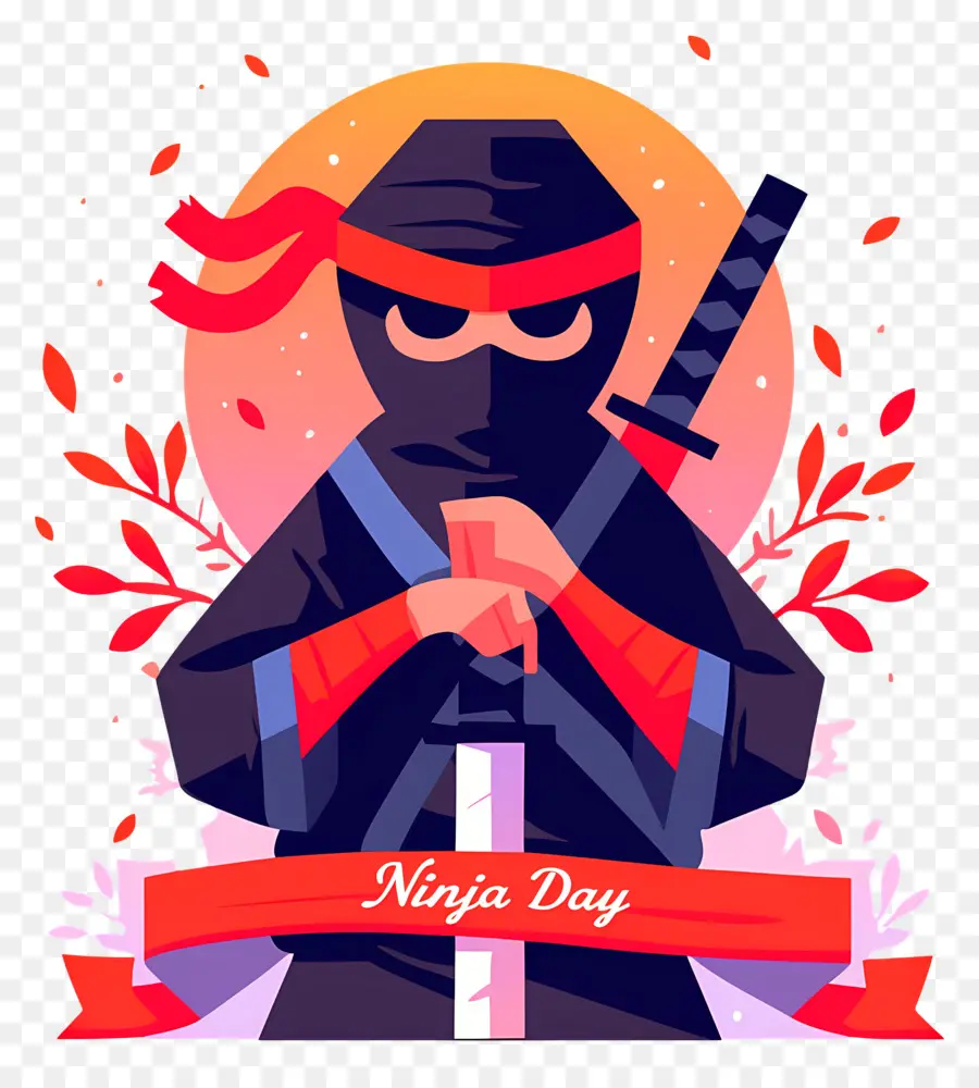 Hari Ninja，Ninja Dengan Pedang PNG