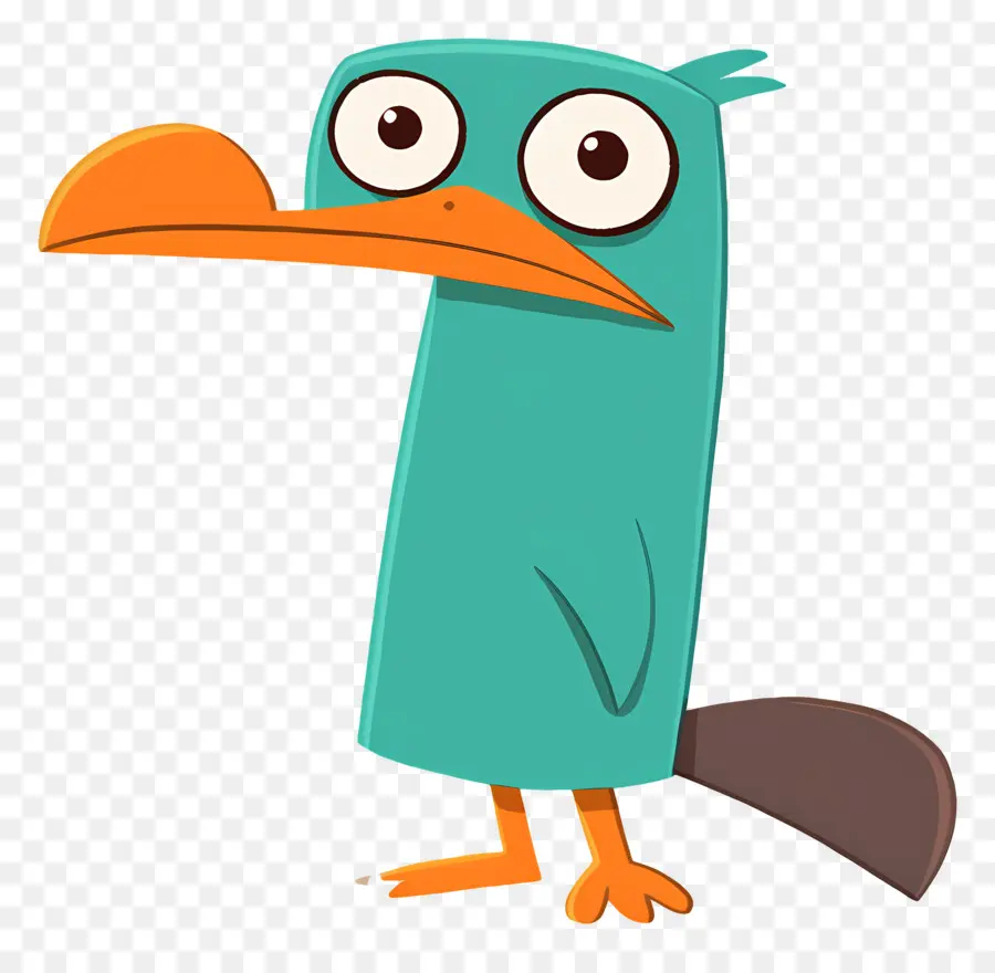 Perry Si Platipus，Burung Kartun PNG