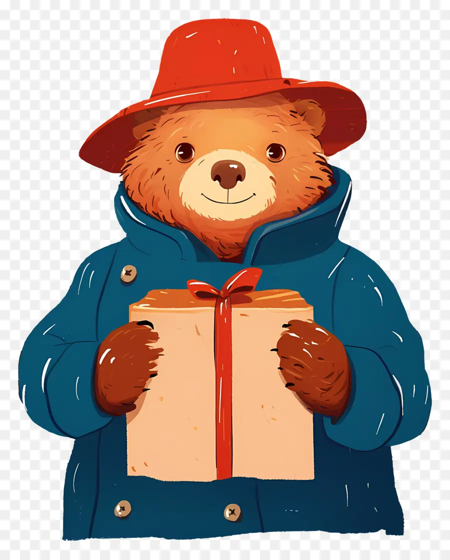 Paddington，Beruang Dalam Mantel PNG