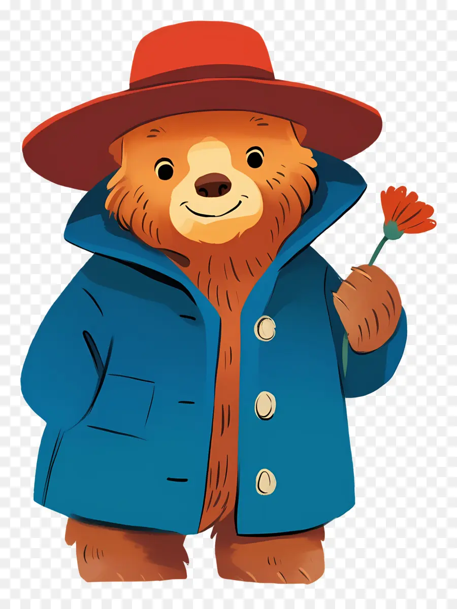 Paddington，Beruang Dengan Bunga Matahari PNG