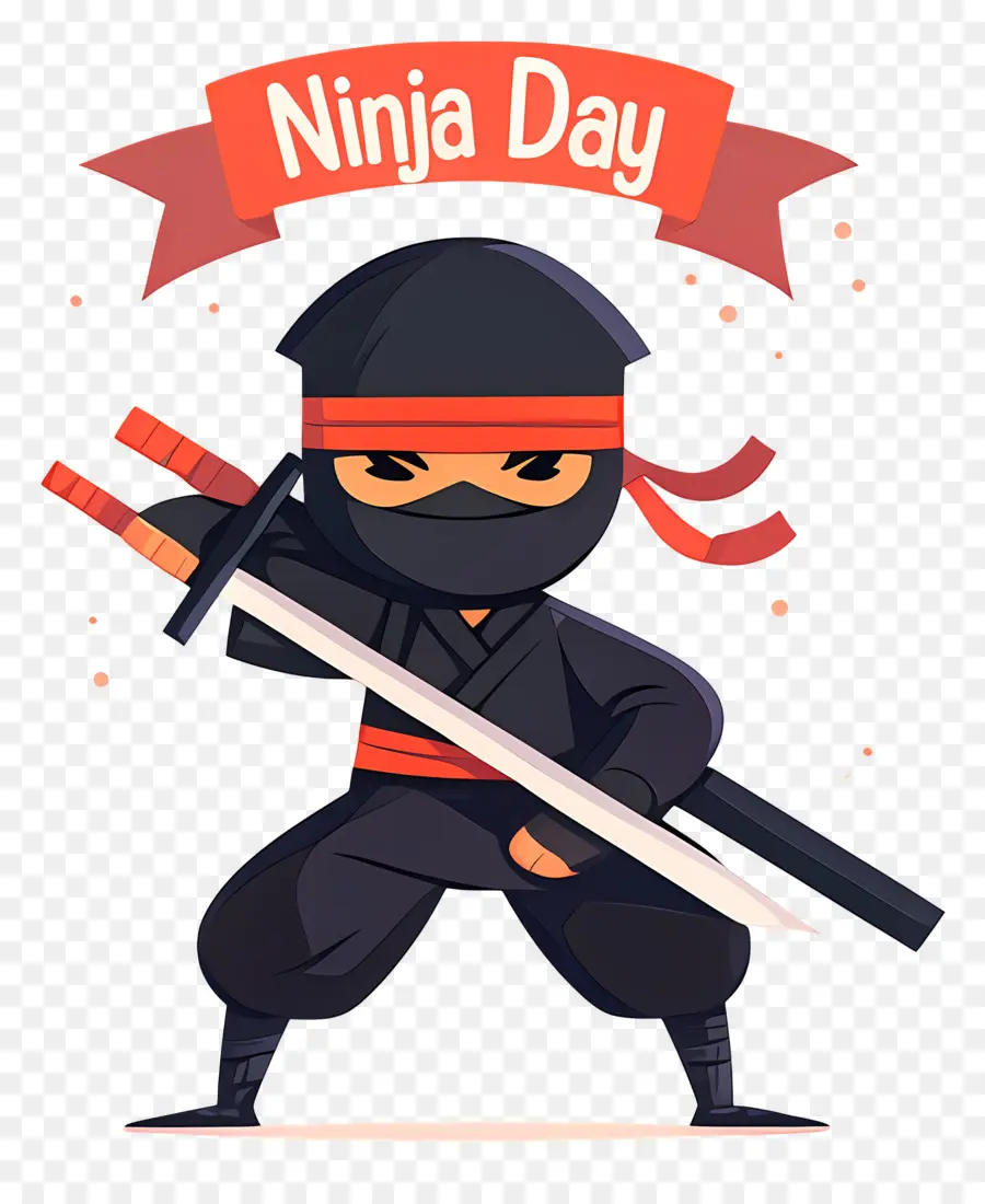 Hari Ninja，Ninja Dengan Pedang PNG