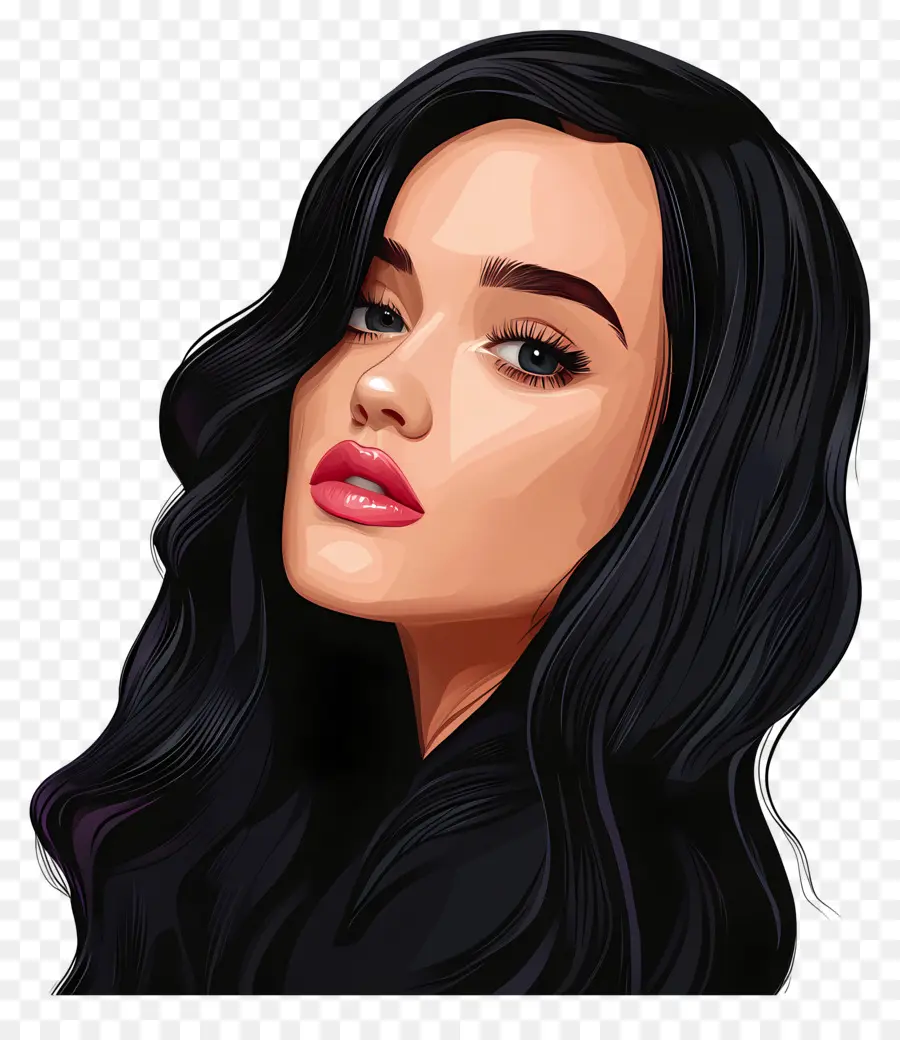 Katy Perry，Wanita Dengan Rambut Hitam PNG