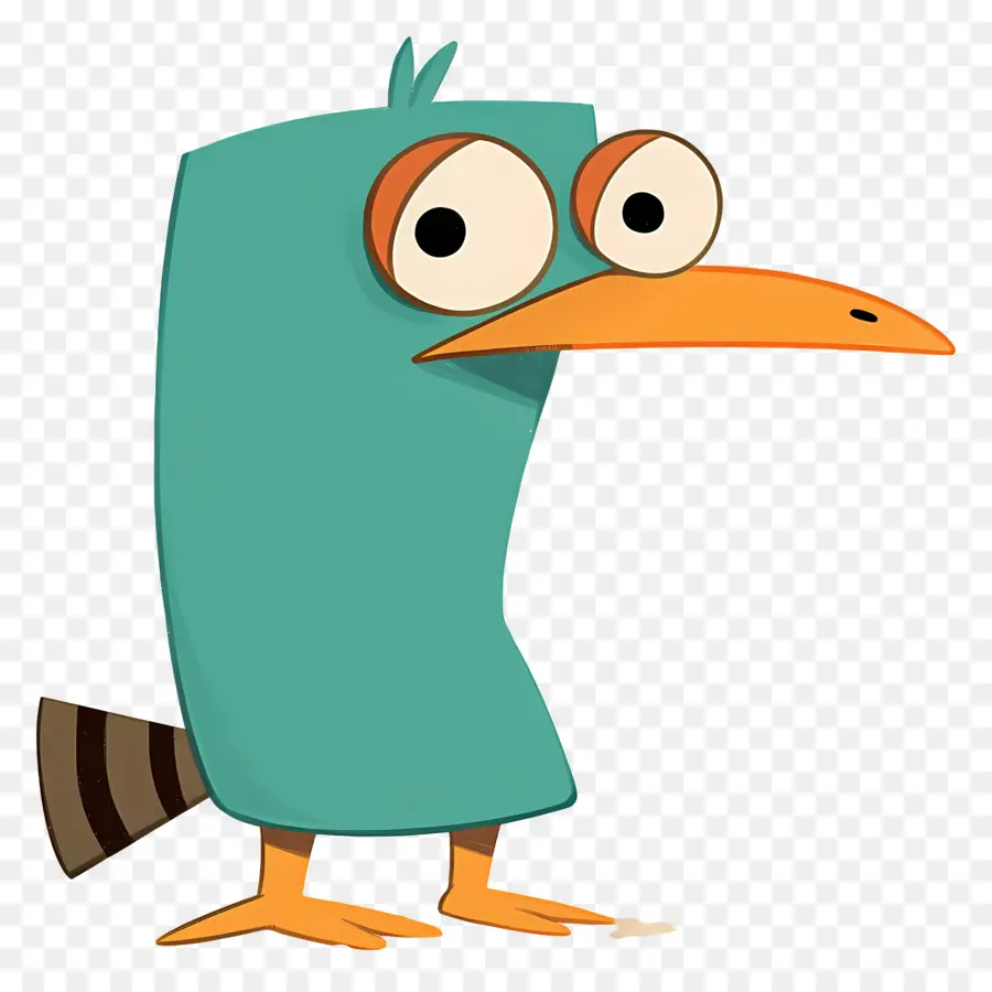 Perry Si Platipus，Burung Kartun PNG