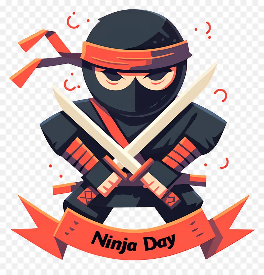 Hari Ninja，Ninja Dengan Pedang PNG