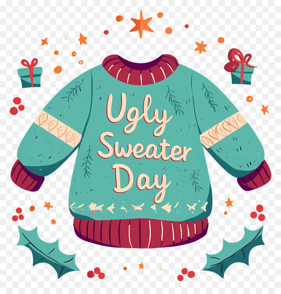 Hari Sweater Jelek Nasional，Sweater Jelek Hijau PNG